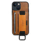 Suteni H13 Card Wallet Wrist Strap Holder PU Phone Case, For iPhone 16 Pro, For iPhone 16 Plus, For iPhone 16, For iPhone 15 Pro Max, For iPhone 15 Pro, For iPhone 15 Plus, For iPhone 15, For iPhone 17e / 16e