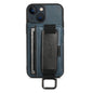 Suteni H13 Card Wallet Wrist Strap Holder PU Phone Case, For iPhone 16 Pro, For iPhone 16 Plus, For iPhone 16, For iPhone 15 Pro Max, For iPhone 15 Pro, For iPhone 15 Plus, For iPhone 15, For iPhone 17e / 16e
