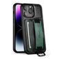Suteni H13 Card Wallet Wrist Strap Holder PU Phone Case, For iPhone 18, For iPhone 18 Pro, For iPhone 18 Pro Max, For iPhone 17 Pro Max, For iPhone 17 Pro, For iPhone 17, For iPhone  Air, For iPhone 16 Pro Max