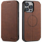 Suteni J06 Retro Matte Litchi Texture Leather MagSafe Phone Case, For iPhone 16 Pro, For iPhone 16 Plus, For iPhone 16, For iPhone 15 Pro Max, For iPhone 15 Pro, For iPhone 15 Plus, For iPhone 15