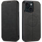 Suteni J06 Retro Matte Litchi Texture Leather MagSafe Phone Case, For iPhone 16 Pro, For iPhone 16 Plus, For iPhone 16, For iPhone 15 Pro Max, For iPhone 15 Pro, For iPhone 15 Plus, For iPhone 15