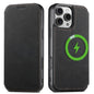 Suteni J06 Retro Matte Litchi Texture Leather MagSafe Phone Case, For iPhone 18, For iPhone 18 Pro, For iPhone 18 Pro Max, For iPhone 17 Pro Max, For iPhone 17 Pro, For iPhone 17, For iPhone Air, For iPhone 16 Pro Max