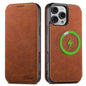 Suteni J06 Retro Matte Litchi Texture Leather MagSafe Phone Case, For iPhone 18, For iPhone 18 Pro, For iPhone 18 Pro Max, For iPhone 17 Pro Max, For iPhone 17 Pro, For iPhone 17, For iPhone Air, For iPhone 16 Pro Max