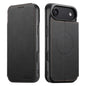 Suteni J06 Retro Matte Litchi Texture Leather MagSafe Phone Case, For iPhone 18, For iPhone 18 Pro, For iPhone 18 Pro Max, For iPhone 17 Pro Max, For iPhone 17 Pro, For iPhone 17, For iPhone Air, For iPhone 16 Pro Max