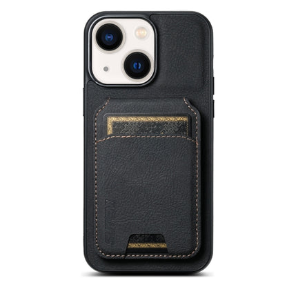 Suteni H02 Litchi Leather Card Wallet Stand Back Phone Case, For iPhone 14 Pro Max, For iPhone 13 Pro Max, For iPhone 13 Pro, For iPhone 13