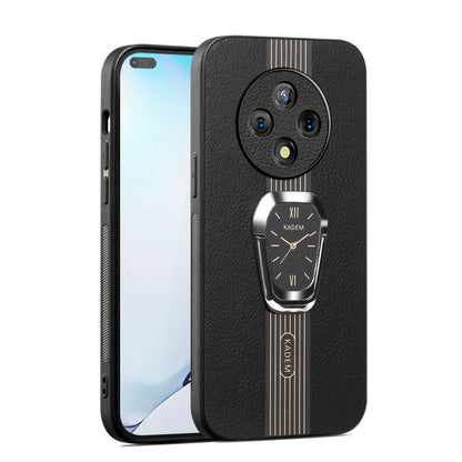 Magnetic Litchi Leather Back Phone Case with Holder, For vivo Y300 Pro, For  vivo Y200i, For vivo Y03 Global, For vivo S18 Pro, For vivo S18
