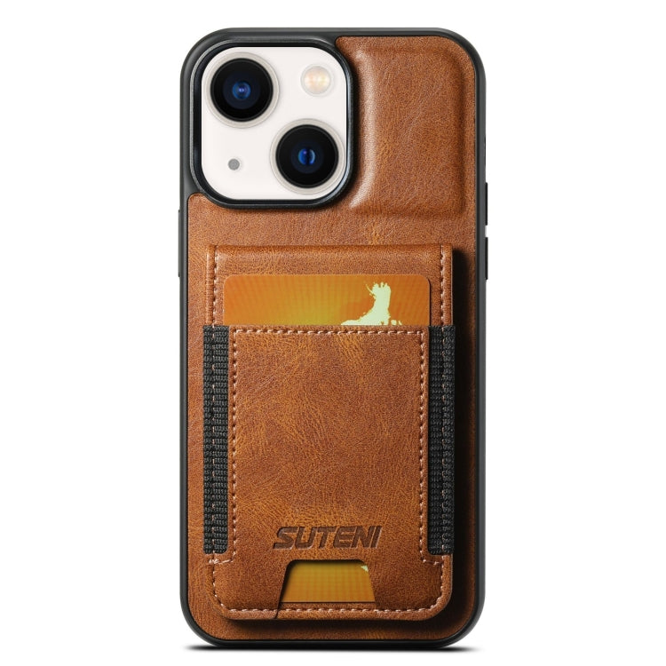 Suteni H03 Oil Wax Leather Wallet Stand Back Phone Case, For iPhone 16, For iPhone 15 Pro Max, For iPhone 15 Pro, For iPhone 15 Plus, For iPhone 15, For iPhone 14 Plus, For iPhone 14, For iPhone 14 Pro