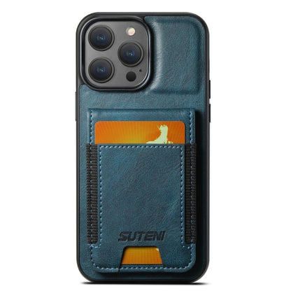 Suteni H03 Oil Wax Leather Wallet Stand Back Phone Case, For iPhone 14 Pro Max, For iPhone 13 Pro Max, For iPhone 13 Pro, For iPhone 13, For iPhone 12 / 12 Pro, For iPhone 12 Pro Max, For iPhone 11 Pro Max, For iPhone 11