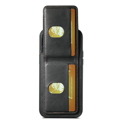 Suteni H03 Oil Wax Leather Wallet Stand Back Phone Case, For iPhone 11, For iPhone 11 Pro, For iPhone 17e / 16e, For iPhone 12 / 12 Pro