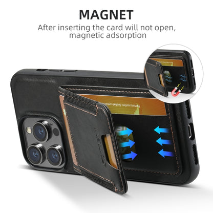 Suteni H03 Oil Wax Leather Wallet Stand Back Phone Case, For iPhone 16, For iPhone 15 Pro Max, For iPhone 15 Pro, For iPhone 15 Plus, For iPhone 15, For iPhone 14 Plus, For iPhone 14, For iPhone 14 Pro