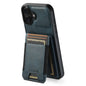 Suteni H03 Oil Wax Leather Wallet Stand Back Phone Case, For iPhone 16, For iPhone 15 Pro Max, For iPhone 15 Pro, For iPhone 15 Plus, For iPhone 15, For iPhone 14 Plus, For iPhone 14, For iPhone 14 Pro
