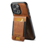 Suteni H03 Oil Wax Leather Wallet Stand Back Phone Case, For iPhone 17e / 16e, For iPhone 17 Pro Max, For iPhone 17 Pro, For iPhone 17, For iPhone Air, For iPhone 16 Pro Max, For iPhone 16 Pro, For iPhone 16 Plus