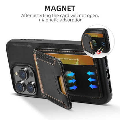 Suteni H03 Oil Wax Leather Wallet Stand Back Phone Case, For iPhone 17e / 16e, For iPhone 17 Pro Max, For iPhone 17 Pro, For iPhone 17, For iPhone Air, For iPhone 16 Pro Max, For iPhone 16 Pro, For iPhone 16 Plus