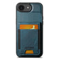 Suteni H03 Oil Wax Leather Wallet Stand Back Phone Case, For iPhone 11, For iPhone 11 Pro, For iPhone 17e / 16e, For iPhone 12 / 12 Pro