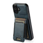 Suteni H03 Oil Wax Leather Wallet Stand Back Phone Case, For iPhone 18, For iPhone 18 Pro, For iPhone 18 Pro Max, For iPhone 17 Pro Max, For iPhone 17 Pro, For iPhone 17, For iPhone Air, For iPhone 16 Pro Max