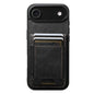 Suteni H03 Oil Wax Leather Wallet Stand Back Phone Case, For iPhone 18, For iPhone 18 Pro, For iPhone 18 Pro Max, For iPhone 17 Pro Max, For iPhone 17 Pro, For iPhone 17, For iPhone Air, For iPhone 16 Pro Max