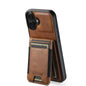 Suteni H03 Oil Wax Leather Wallet Stand Back Phone Case, For iPhone 18, For iPhone 18 Pro, For iPhone 18 Pro Max, For iPhone 17 Pro Max, For iPhone 17 Pro, For iPhone 17, For iPhone Air, For iPhone 16 Pro Max
