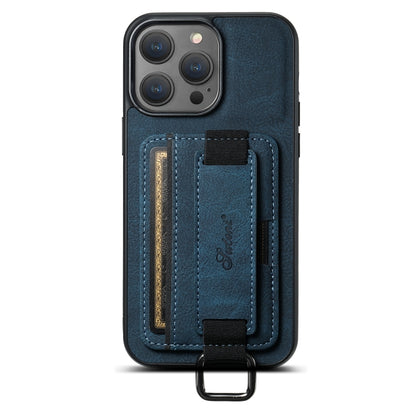 Suteni H13 Litchi Leather Wrist Strap Wallet Back Phone Case, For iPhone 11 Pro, For iPhone X / XS, For iPhone XR, For iPhone XS Max