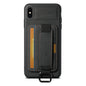 Suteni H13 Litchi Leather Wrist Strap Wallet Back Phone Case, For iPhone 11 Pro, For iPhone X / XS, For iPhone XR, For iPhone XS Max