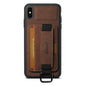 Suteni H13 Litchi Leather Wrist Strap Wallet Back Phone Case, For iPhone 11 Pro, For iPhone X / XS, For iPhone XR, For iPhone XS Max