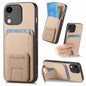 Carbon Fiber Card Bag Fold Stand Phone Case, For iPhone XR, For iPhone XS Max, For iPhone 7 Plus / 8 Plus, For iPhone 6 Plus / 6s Plus