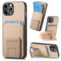 Carbon Fiber Card Bag Fold Stand Phone Case, For iPhone 11 Pro Max, For iPhone 11, For iPhone 11 Pro, For iPhone X / XS