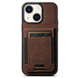 Suteni H03 Litchi Leather Card Bag Stand Back Phone Case, For iPhone 14 Pro Max, For iPhone 13 Pro Max, For iPhone 13 Pro, For iPhone 13