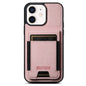 Suteni H03 Litchi Leather Card Bag Stand Back Phone Case, For iPhone 12 / 12 Pro, For iPhone 12 Pro Max, For iPhone 11 Pro Max, For iPhone 11