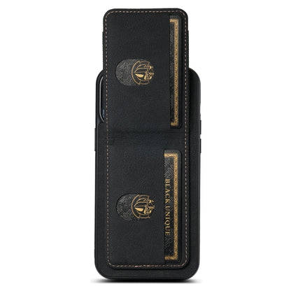 Suteni H03 Litchi Leather Card Bag Stand Back Phone Case, For iPhone 11 Pro