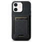 Suteni H03 Litchi Leather Card Bag Stand Back Phone Case, For iPhone 12 / 12 Pro, For iPhone 12 Pro Max, For iPhone 11 Pro Max, For iPhone 11