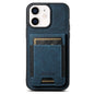 Suteni H03 Litchi Leather Card Bag Stand Back Phone Case, For iPhone 12 / 12 Pro, For iPhone 12 Pro Max, For iPhone 11 Pro Max, For iPhone 11
