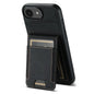 Suteni H03 Litchi Leather Card Bag Stand Back Phone Case, For iPhone 17e / 16e, For iPhone 16 Pro Max, For iPhone 16 Pro, For iPhone 16 Plus