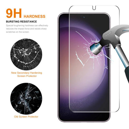ENKAY 0.18mm High Aluminum-silicon Tempered Glass Film, Support Ultrasonic Fingerprint Unclock, For Galaxy S26 FE 5G, For Galaxy S26+ 5G, For Galaxy S26 Ultra 5G, For Galaxy S26 5G, For Galaxy S25 Edge 5G, For Galaxy S25 Ultra 5G, For Galaxy S24 Ultra ...