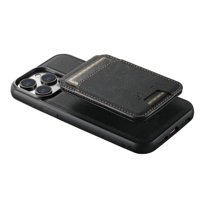 Suteni H17 Litchi Texture Leather MagSafe Detachable Wallet Phone Case, For iPhone 15, For iPhone 14 Plus, For iPhone 14, For iPhone 14 Pro, For iPhone 14 Pro Max, For iPhone 13 Pro Max