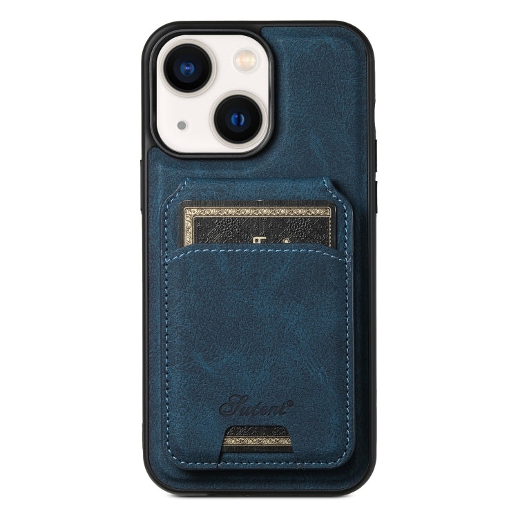 Suteni H17 Litchi Texture Leather MagSafe Detachable Wallet Phone Case, For iPhone 15, For iPhone 14 Plus, For iPhone 14, For iPhone 14 Pro, For iPhone 14 Pro Max, For iPhone 13 Pro Max