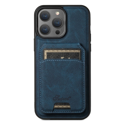 Suteni H17 Litchi Texture Leather MagSafe Detachable Wallet Phone Case, For iPhone 15, For iPhone 14 Plus, For iPhone 14, For iPhone 14 Pro, For iPhone 14 Pro Max, For iPhone 13 Pro Max