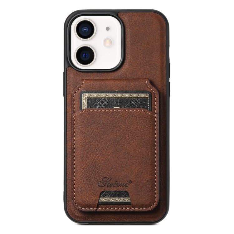 Suteni H17 Litchi Texture Leather MagSafe Detachable Wallet Phone Case, For iPhone 13 Pro, For iPhone 13, For iPhone 12, For iPhone 12 Pro Max, For iPhone 12 Pro
