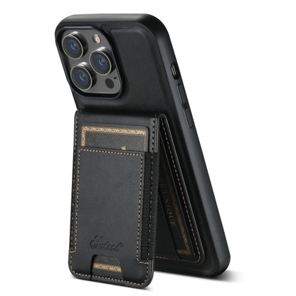 Suteni H17 Oil Eax Leather MagSafe Detachable Wallet Phone Case, For iPhone 12 Pro, For iPhone 17e / 16e