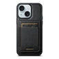Suteni H17 Oil Eax Leather MagSafe Detachable Wallet Phone Case, For iPhone 15, For iPhone 14 Plus, For iPhone 14, For iPhone 14 Pro