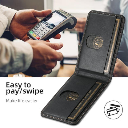 Suteni H17 Oil Eax Leather MagSafe Detachable Wallet Phone Case, For iPhone 17e / 16e, For iPhone 17 Pro Max, For iPhone 17 Pro, For iPhone 17