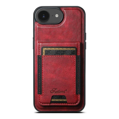 Suteni H17 Oil Eax Leather MagSafe Detachable Wallet Phone Case, For iPhone 17e / 16e, For iPhone 17 Pro Max, For iPhone 17 Pro, For iPhone 17