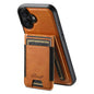 Suteni H17 Oil Eax Leather MagSafe Detachable Wallet Phone Case, For iPhone 18, For iPhone 18 Pro, For iPhone 18 Pro Max, For iPhone 17 Pro Max