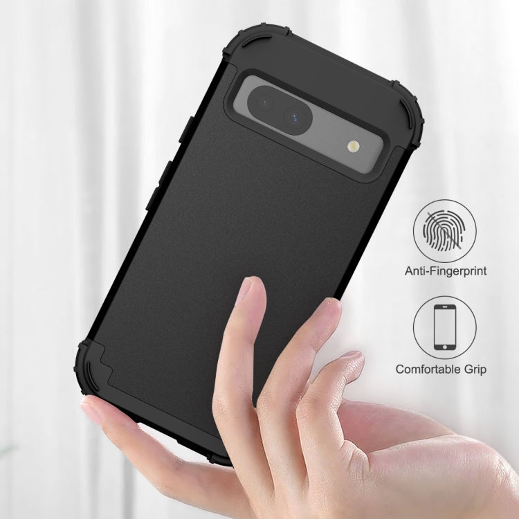 3 in 1 Silicone Hybrid PC Shockproof Phone Case