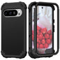 3 in 1 Silicone Hybrid PC Shockproof Phone Case, For Google Pixel 9 Pro XL, For Google Pixel 9 Pro, For Google Pixel 8a