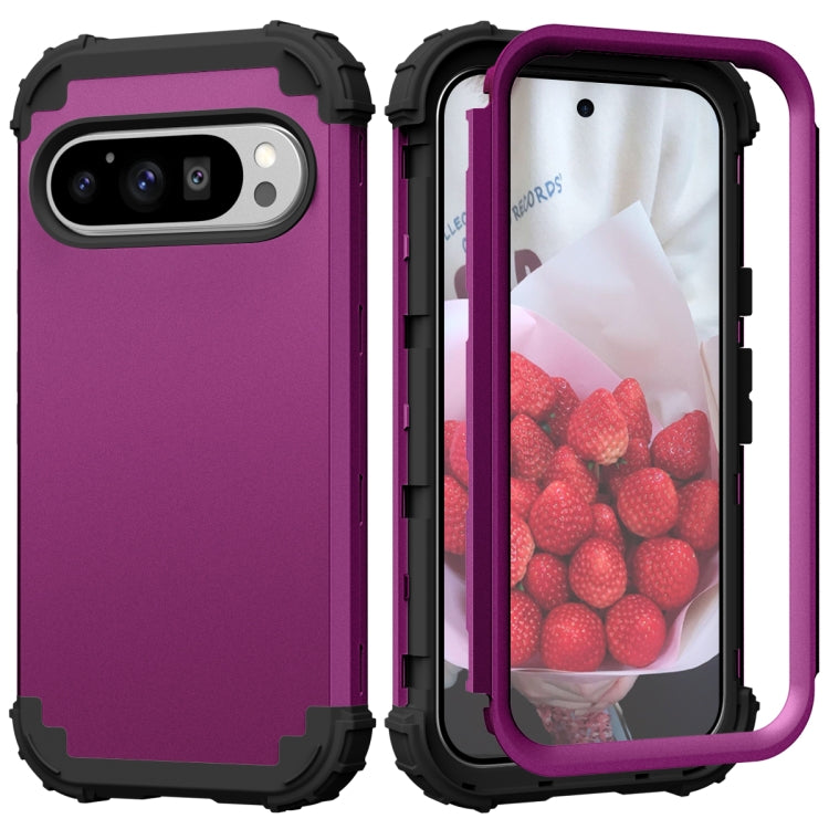 3 in 1 Silicone Hybrid PC Shockproof Phone Case