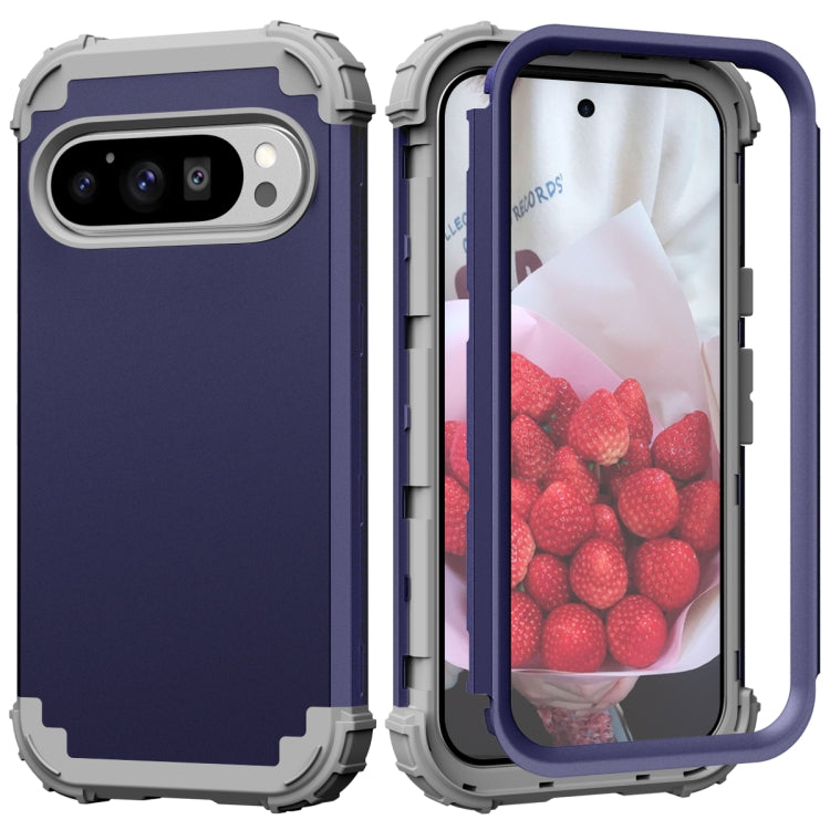 3 in 1 Silicone Hybrid PC Shockproof Phone Case