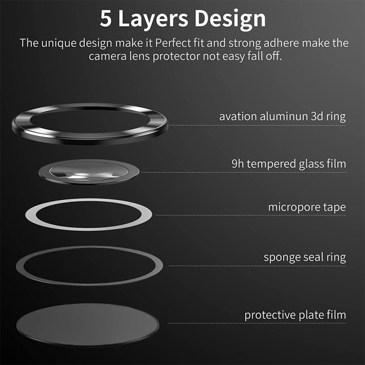 ENKAY Hat-Prince 9H Rear Camera Lens Aluminium Alloy Tempered Glass Film, For Samsung Galaxy S24 Ultra 5G, For Samsung Galaxy S24 5G, For Samsung Galaxy S24+ 5G