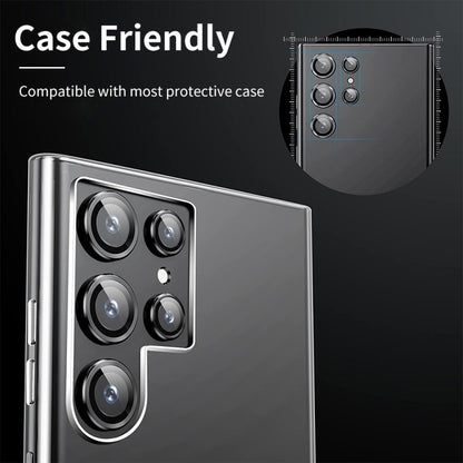 ENKAY Hat-Prince 9H Rear Camera Lens Aluminium Alloy Tempered Glass Film, For Samsung Galaxy S24 Ultra 5G, For Samsung Galaxy S24 5G, For Samsung Galaxy S24+ 5G