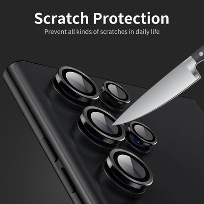 ENKAY Hat-Prince 9H Rear Camera Lens Aluminium Alloy Tempered Glass Film, For Samsung Galaxy S24 Ultra 5G, For Samsung Galaxy S24 5G, For Samsung Galaxy S24+ 5G
