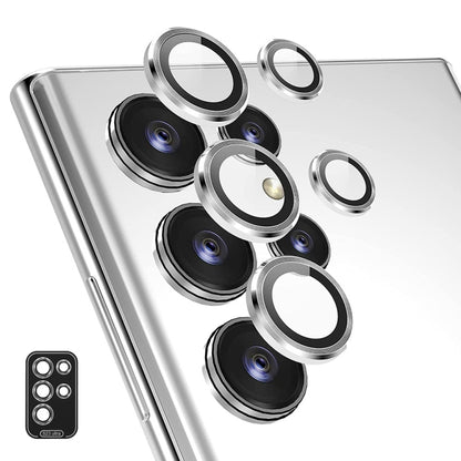 ENKAY Hat-Prince 9H Rear Camera Lens Aluminium Alloy Tempered Glass Film, For Samsung Galaxy S24 Ultra 5G, For Samsung Galaxy S24 5G, For Samsung Galaxy S24+ 5G